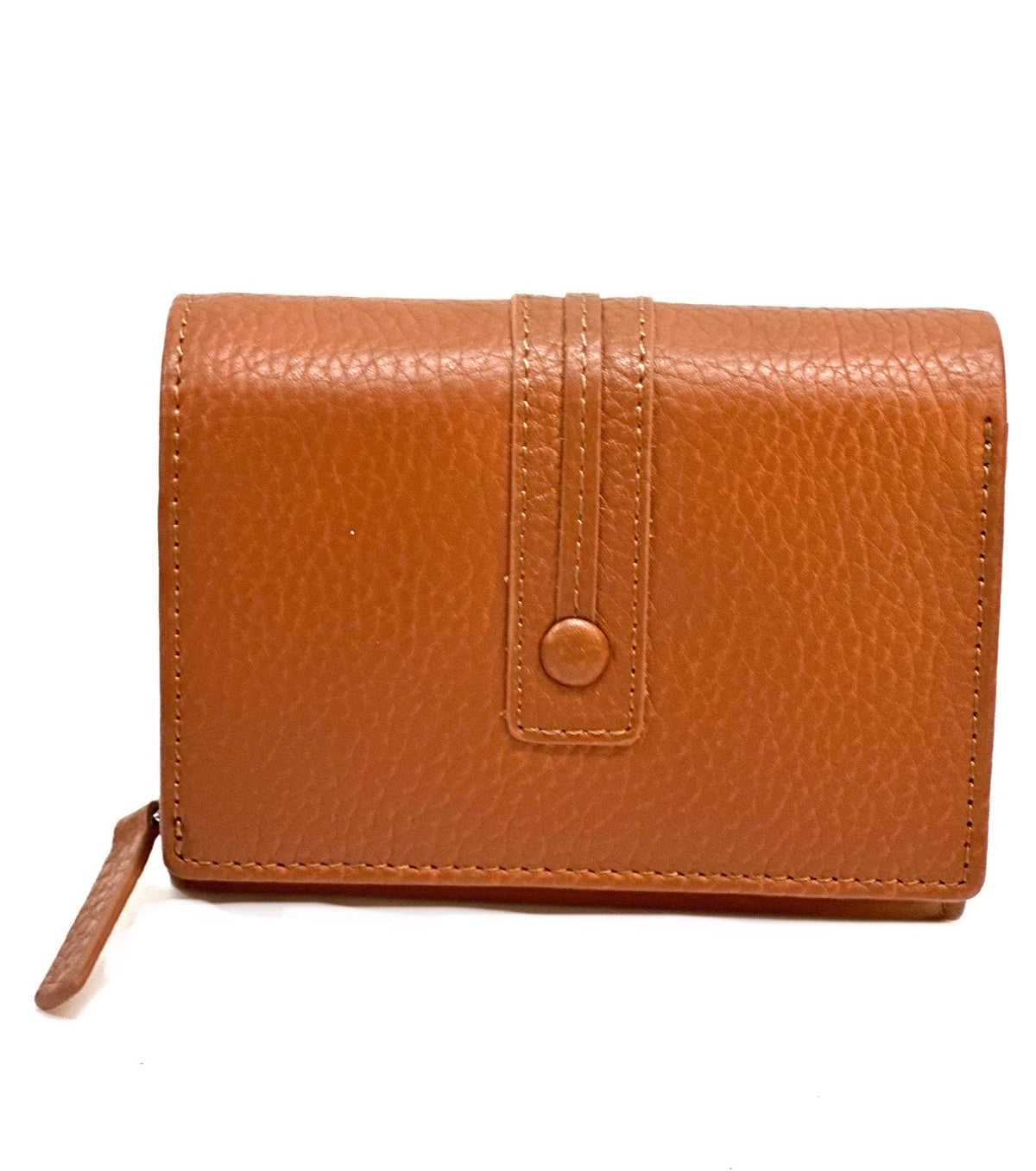 "Lace up" Portafoglio piccolo in pelle RFID - immagine 1