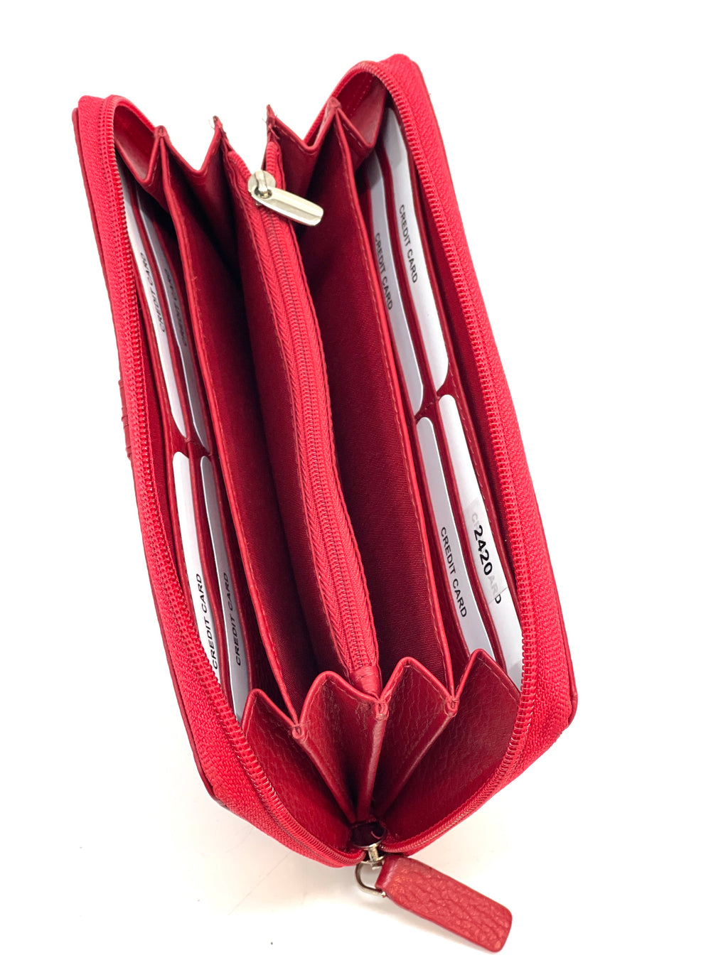 "Classic" Portafoglio in pelle grande donna RFID - immagine 4