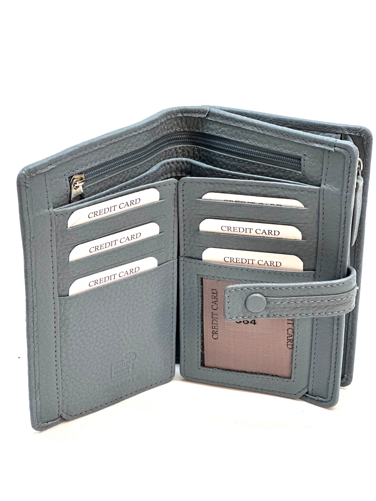 "Memoir" Portafoglio in pelle grande donna RFID - immagine 2