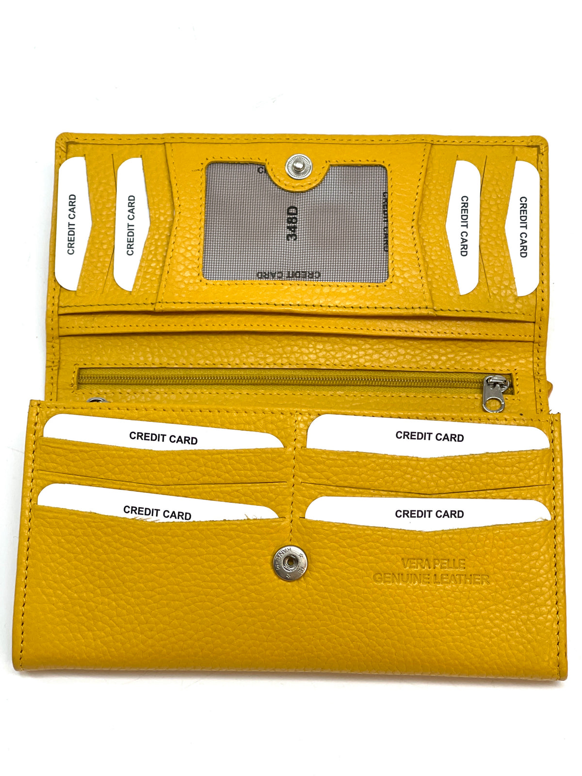 "Loila" Portafoglio in pelle grande donna RFID - immagine 2