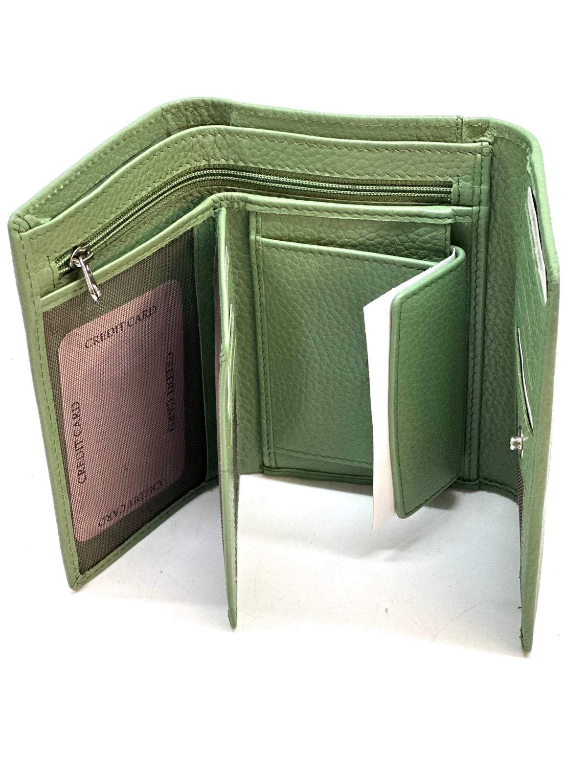 "Window" Portafoglio in pelle grande donna RFID - immagine 2
