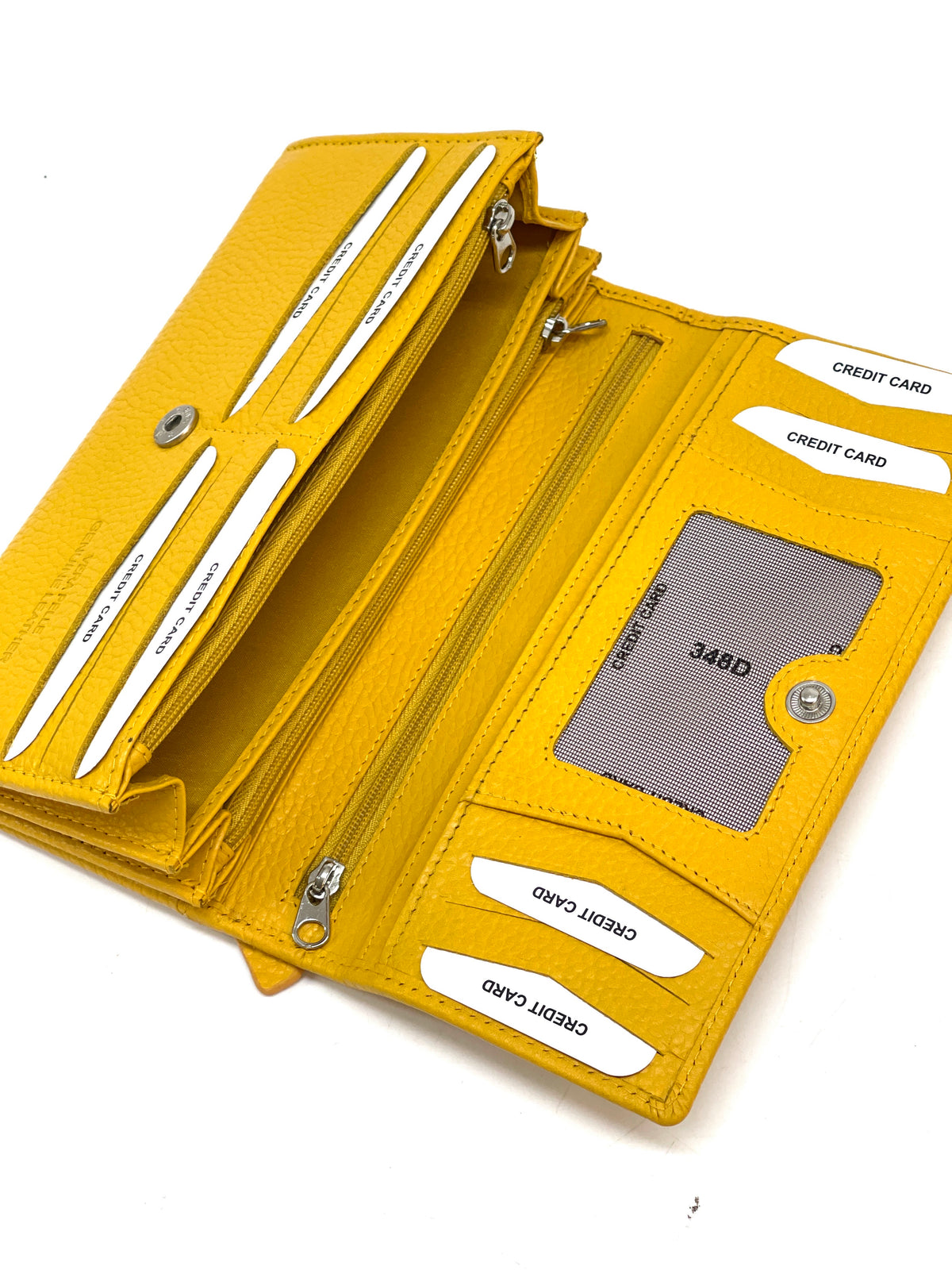 "Loila" Portafoglio in pelle grande donna RFID - immagine 3
